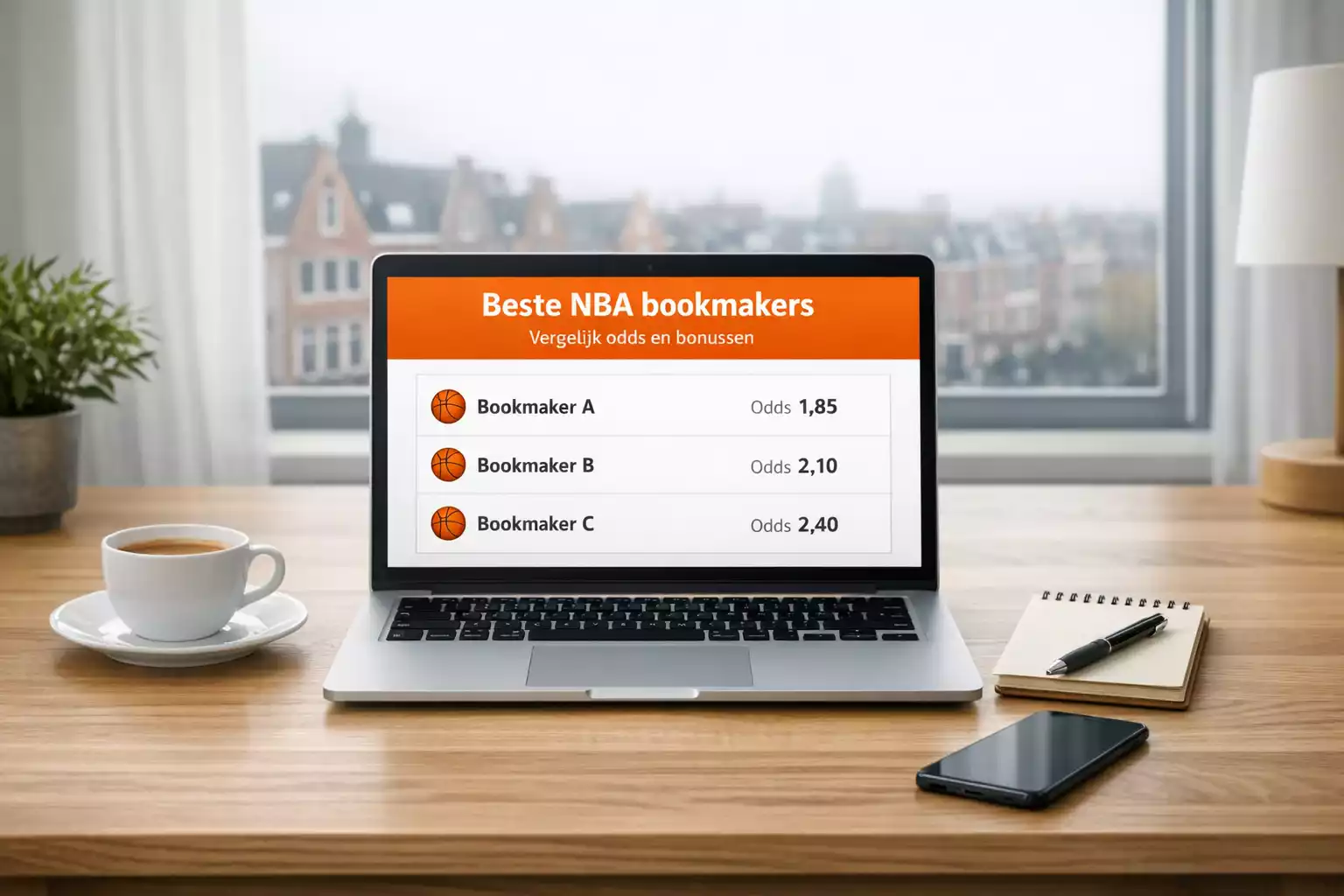 Beste bookmakers voor NBA weddenschappen in Nederland vergelijken