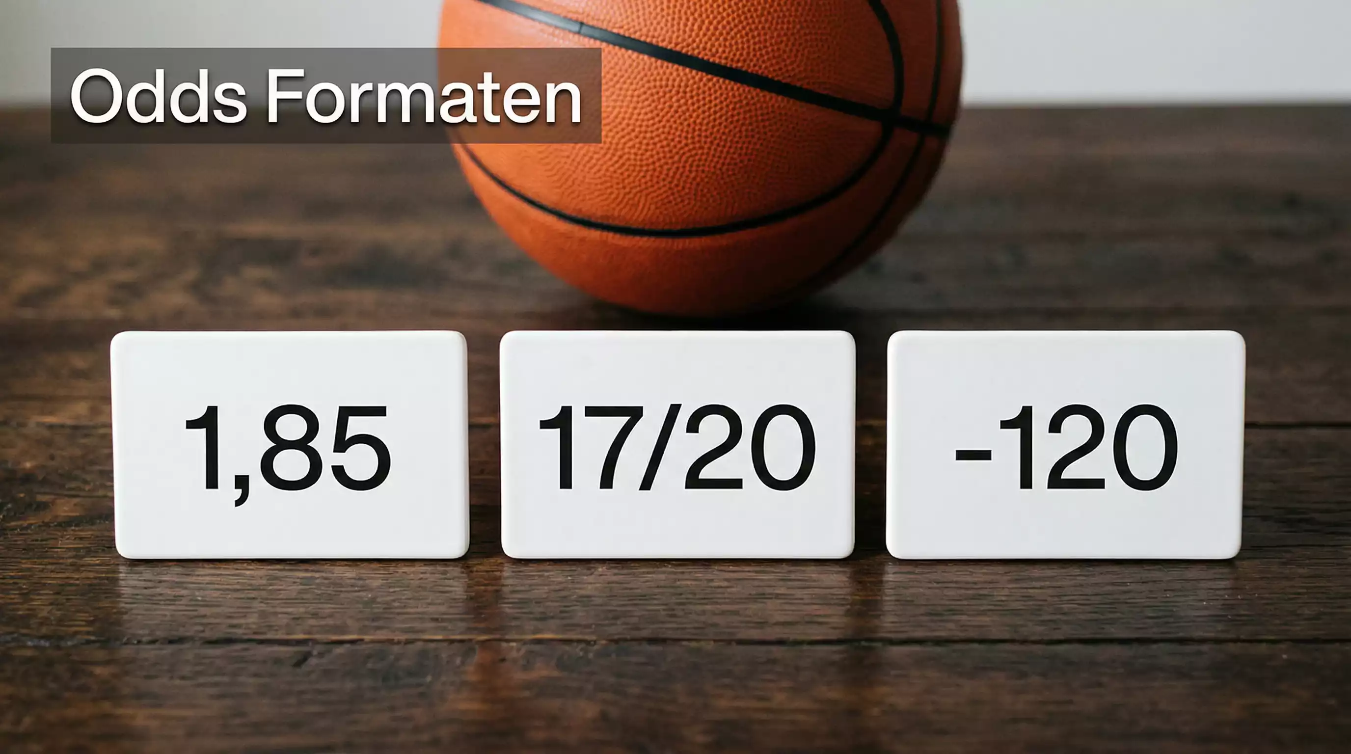 NBA odds formaten decimaal fractioneel Amerikaans
